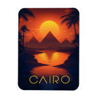 Ägypten Sonnenuntergang: Pyramiden und Nile River