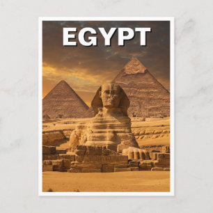Ägypten Sphinx Pyramiden von Gizeh Postkarte