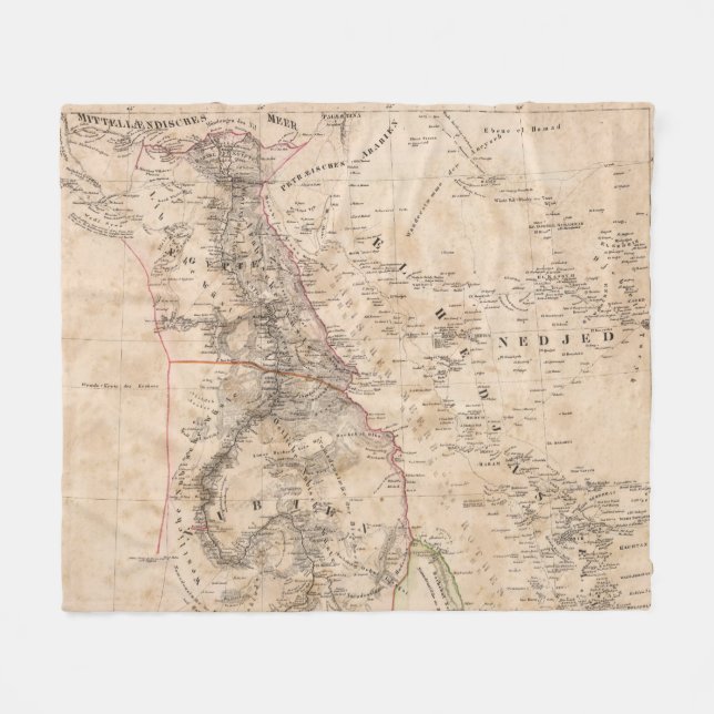 Ägypten, Sudan, Afrika 2 Fleecedecke (Vorderseite (Horizontal))