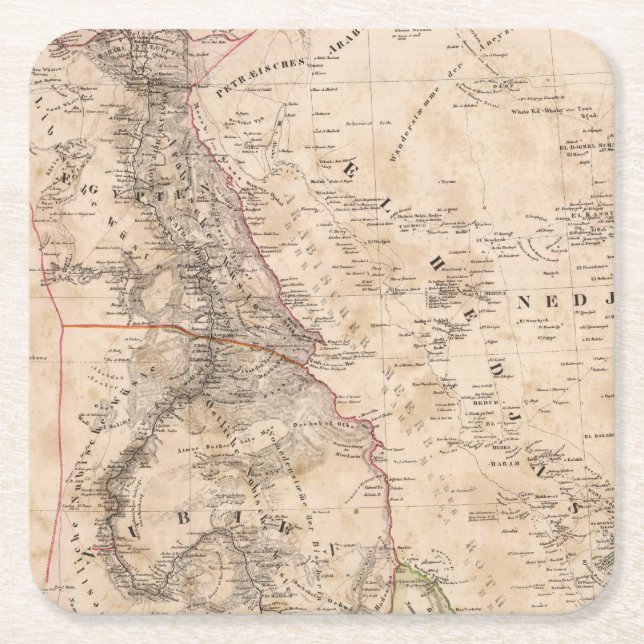 Ägypten, Sudan, Afrika 2 Rechteckiger Pappuntersetzer (Vorderseite)