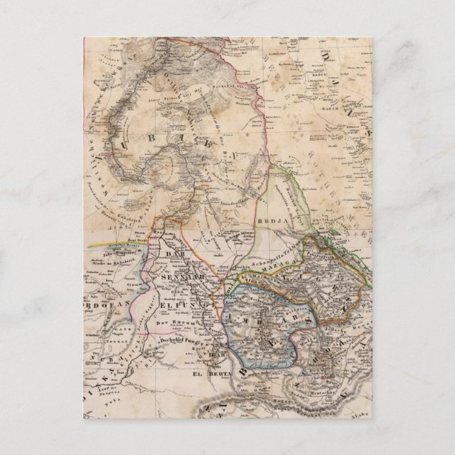 Ägypten, Sudan, Afrika Postkarte (Vorderseite)