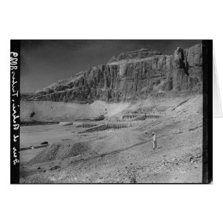 Ägypten. Tempel von Deir El Bahre circa 1936