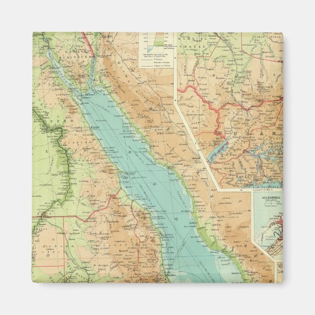 Ägypten und der Nil Magnet (Vorne)