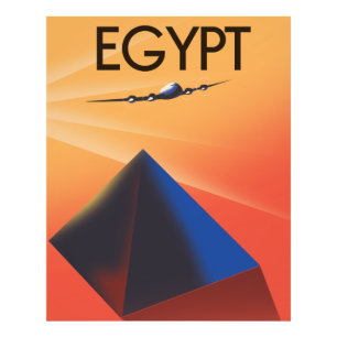 Ägypten Vintage-Reiseplakat Fotodruck