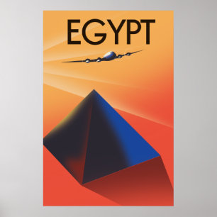 Ägypten Vintage-Reiseplakat Poster
