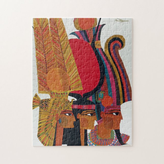 Ägypten Vintager Luftverkehr Antiker Tourismus (Vertikal)