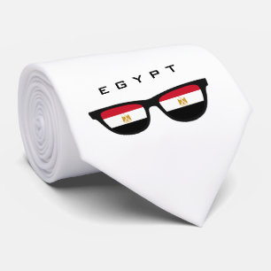 Ägypten weist benutzerdefinierte Text- und Farbtex Krawatte