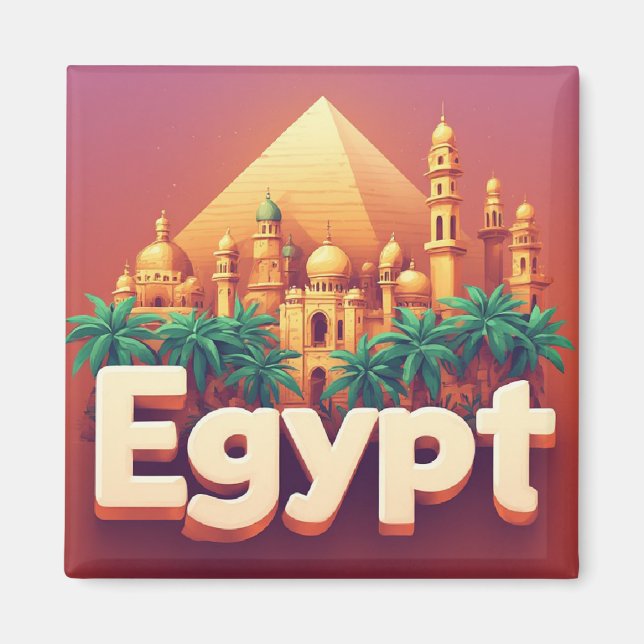 Ägypten Weltreisender Magnet (Vorne)
