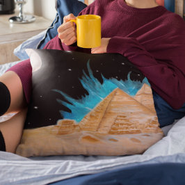 Ägyptens schöne Pyramiden unter den Sternen Kissen