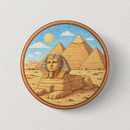 Ägyptens Sphinx Button