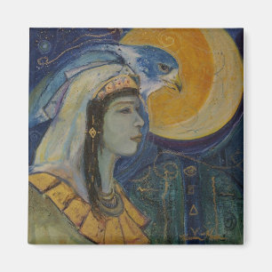 Ägypter Falcoln Mond-Göttin-Magnet Magnet