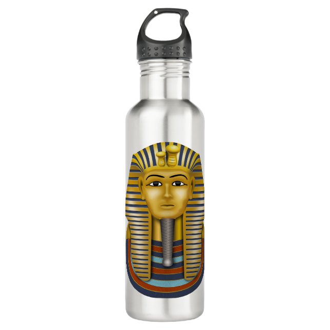Ägypter Tutankhamun König-Tut altes Ägypten Edelstahlflasche (Vorderseite)