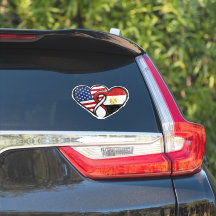 Ägyptisch-amerikanische Herzflaggen