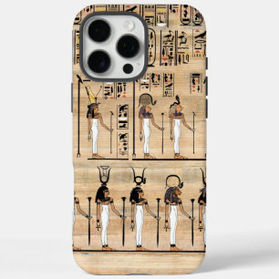 Ägyptisch-antike Hieroglyphen auf Papyrus iPhone 16 Pro Max Hülle