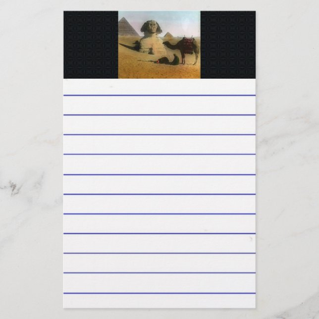 ägyptisch briefpapier (Vorderseite)