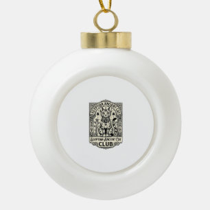 Ägyptische Alte Katze Lustige Katze Grafik - Ägypt Keramik Kugel-Ornament