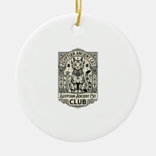 Ägyptische Antike Katze Lustige Katze Grafik - Ägy Keramik Ornament