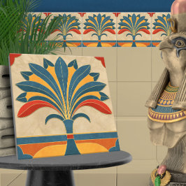 Ägyptische Art-Deco-Grenze Fliese