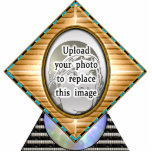 Ägyptische Art Deco Personalisiert - Foto Freistehende Fotoskulptur<br><div class="desc">Coole Art, Ihr Lieblingssymbol zu zeigen, zeichnete Leslie Sigal Javoreks originelles Design für diese Hochglanzfotoskulptur aus Acrylglas auf den Einfluss der Entdeckung des Grabes von König Tutankhamun im Jahr 1924 auf einen Kunststil, der später "Art Deco" genannt wird. Dies ist KEIN Bilderrahmen, da Ihr Foto permanent eingebettet ist. Achten Sie...</div>