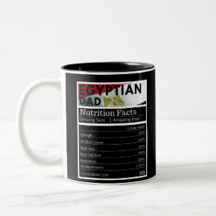 ägyptische Ernährung Zweifarbige Tasse