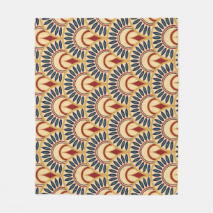 Ägyptische Fischskalen: Nahtlose Motif. Fleecedecke