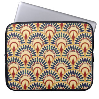 Ägyptische Fischskalen: Nahtlose Motif. Laptopschutzhülle