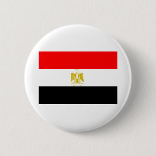 ägyptische Flagge Button