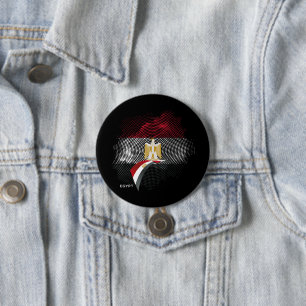 Ägyptische Flagge Button