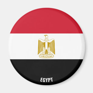 Ägyptische Flagge Charming Patriotic Magnet