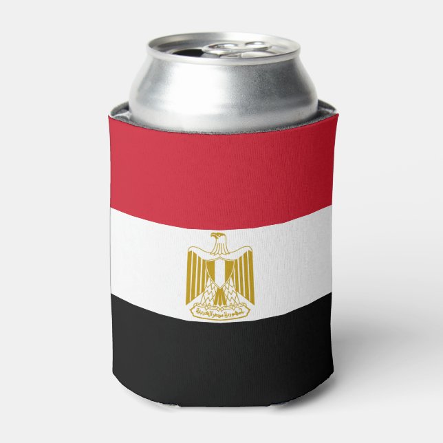 Ägyptische Flagge Dosenkühler (Kanne Vorderseite)