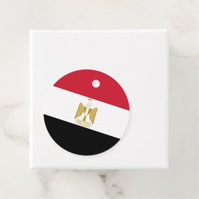Ägyptische Flagge Geschenkanhänger (Beispiel)