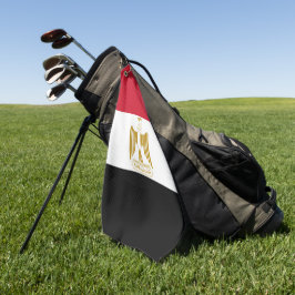 Ägyptische Flagge Golfhandtuch