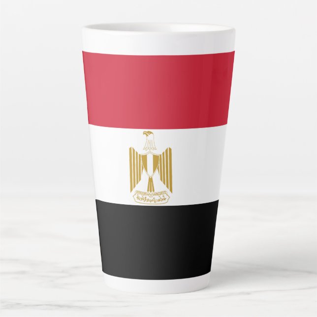 Ägyptische Flagge Milchtasse (Vorderseite)