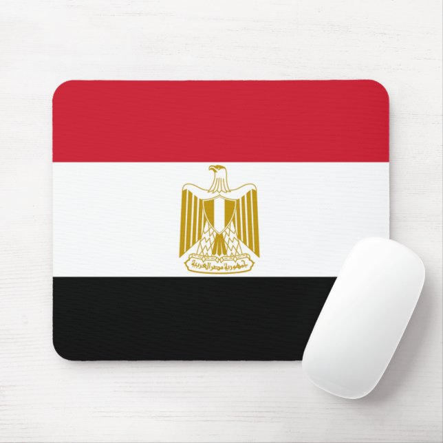 ägyptische Flagge Mousepad (Mit Mouse)