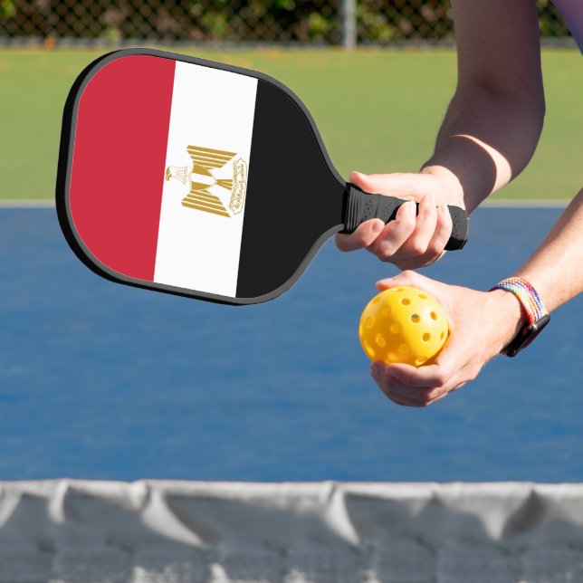 Ägyptische Flagge Pickleball Schläger (InSitu)