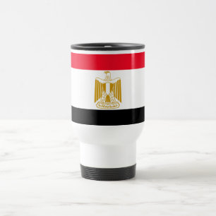 ägyptische Flagge Reisebecher