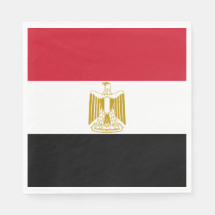 Ägyptische Flagge Serviette