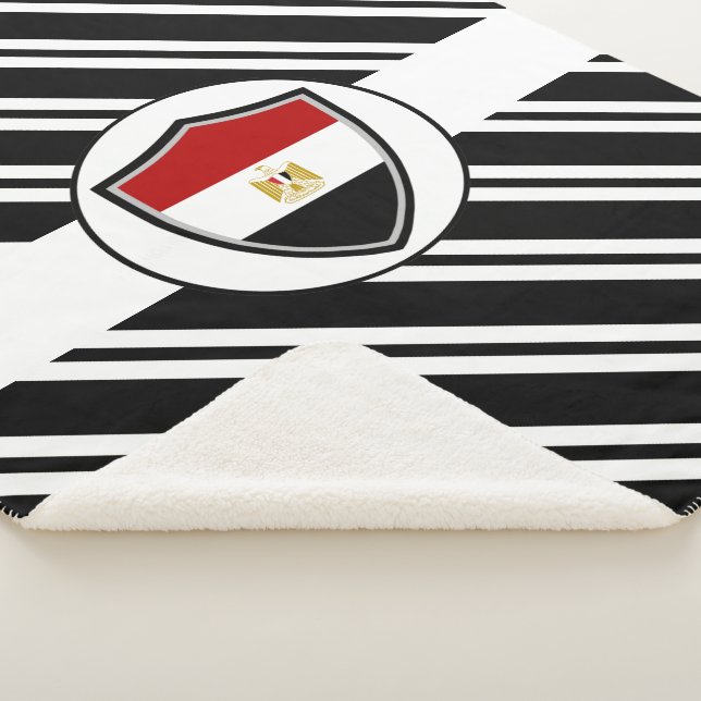 Ägyptische Flagge Sherpadecke (3/4)