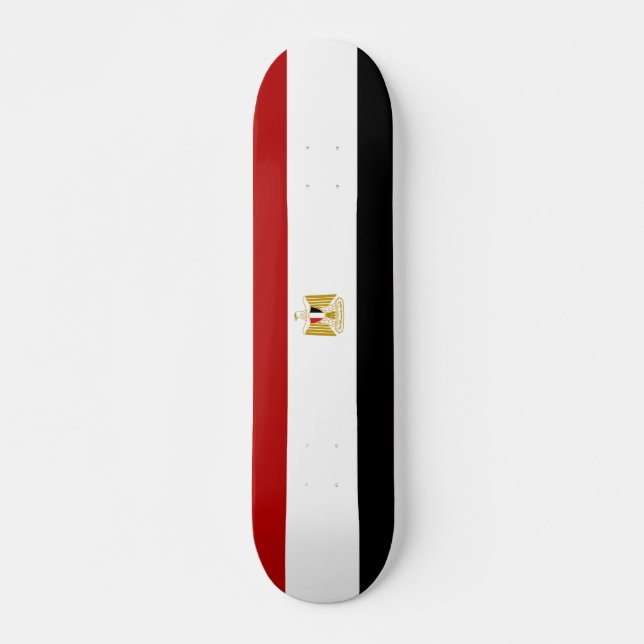ägyptische Flagge Skateboard (Vorne)