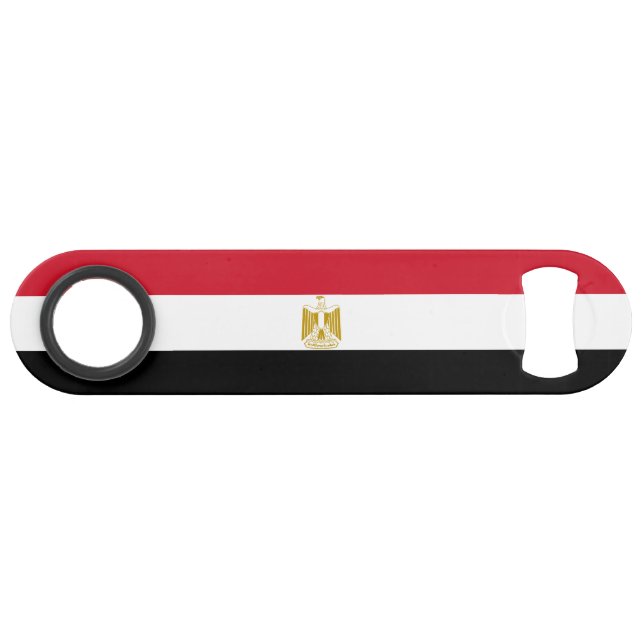 Ägyptische Flagge Speed Flaschenöffner (Vorderseite (Horizontal))