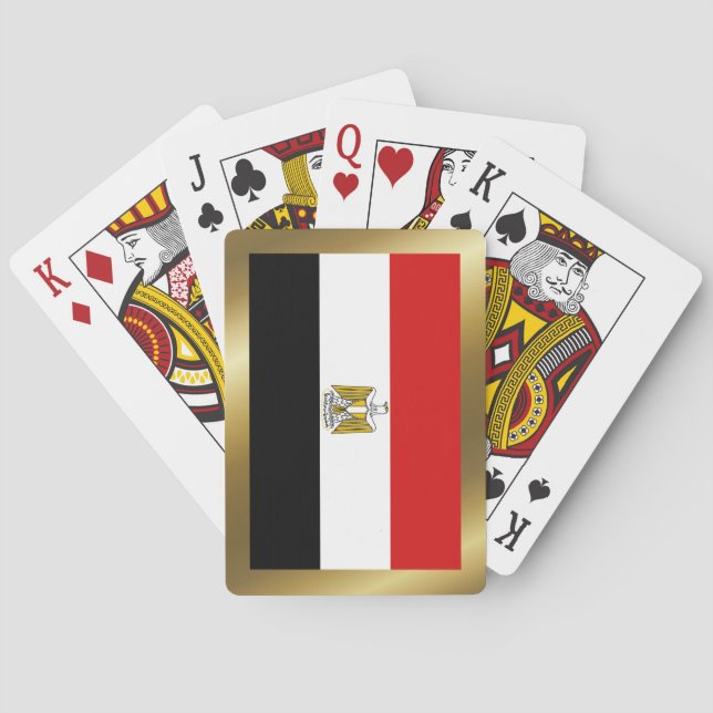 Ägyptische Flagge Spielkarten (Rückseite)