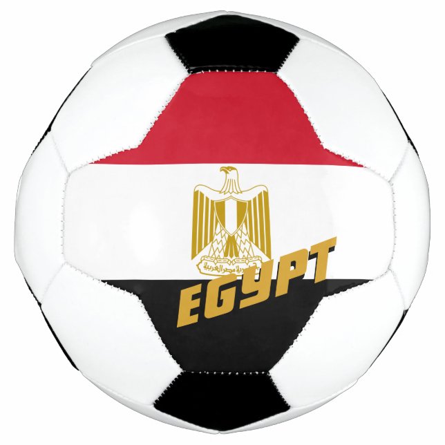 Ägyptische Flagge / Sport Fußball (Vorderseite)