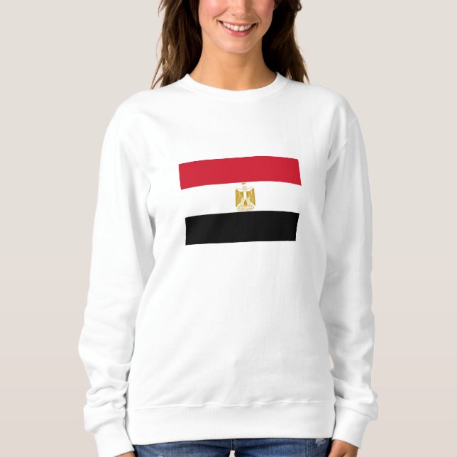 Ägyptische Flagge Sweatshirt (Vorderseite)