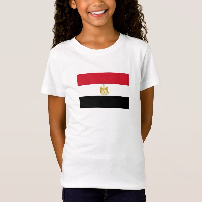 Ägyptische Flagge T-Shirt (Vorderseite)