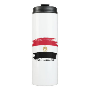 Ägyptische Flagge Thermosbecher