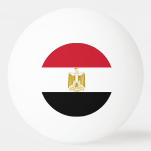 Ägyptische Flagge Tischtennisball