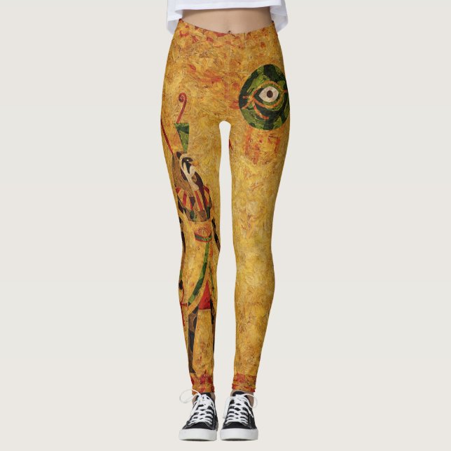 Ägyptische Götter Leggings (Vorderseite)