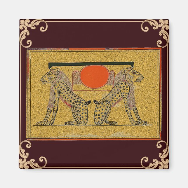 Ägyptische Götter Magnet (Vorne)