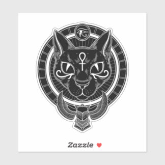 Ägyptische Göttin Bastet Sticker