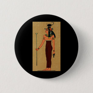 Ägyptische Göttin Button